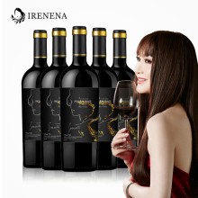 IRENENA紅酒溫碧霞自創(chuàng)品牌進口法國葡萄酒海潮酒莊干紅750ml